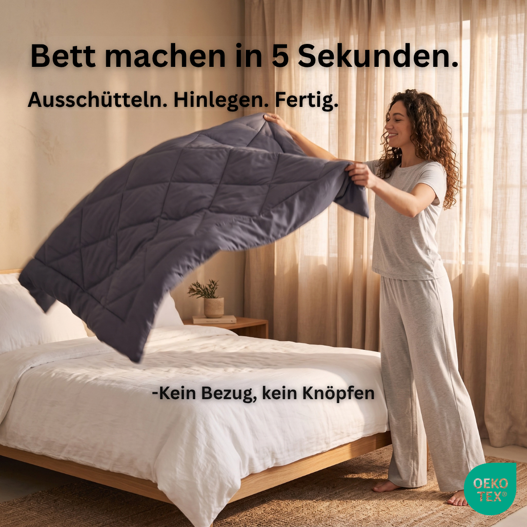 SoftCloud 2-in-1 Decke – nie wieder Bett beziehen